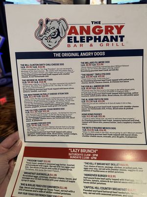 Menu photo 1 The Angry Elephant Cypress, TX