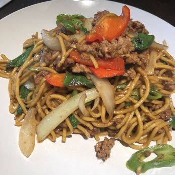 Laughing Monk Cafe - Lo mein kapow basil w ground pork - Sushi Bars Near Me - Boston, Massachusetts