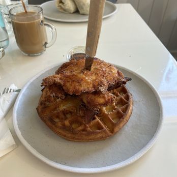 Pop Over Eatery - Gluten free Belgian waffles and fried chicken. - Breakfast & Brunch Near Me - Mystic, Connecticut