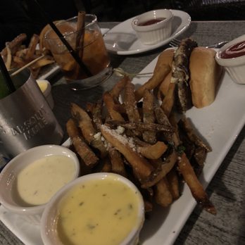 Union Rooftop - Turkey burger with truffle fries - New American Near Me - Minneapolis, Minnesota