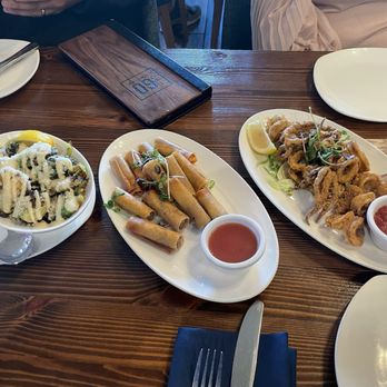 TWO60 Kitchen + Bar - Deliciously prepared Brussels sprouts, good lumpia and crispy fried calamari - April 2024 - New American Near Me - Fairfield, California TWO60 Kitchen + Bar - Deliciously prepared Brussels sprouts, good lumpia and crispy fried calamari - April 2024 - New American Near Me - Fairfield, California