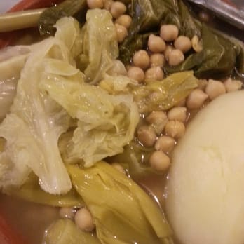 Pincho y Corto - Vegetarian caldo with broth... perfectly cooked! - Spanish Near Me - Valencia, V