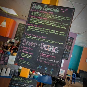ZuZu Cafe & Market - a menu for soups and drinks - Ice Cream & Frozen Yogurt Near Me - Madison, Wisconsin