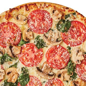 Vocelli Pizza - a pizza with mushrooms, tomatoes, and spinach - Pizza Near Me - Owings Mills, Maryland Vocelli Pizza - a pizza with mushrooms, tomatoes, and spinach - Pizza Near Me - Owings Mills, Maryland