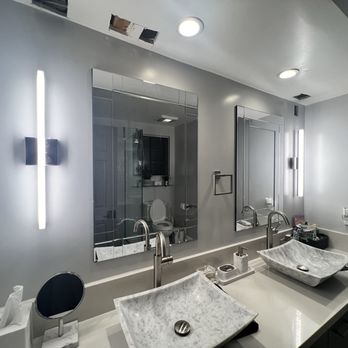 MT Electric - After bathroom sconces installed - Lighting Fixtures & Equipment Near Me