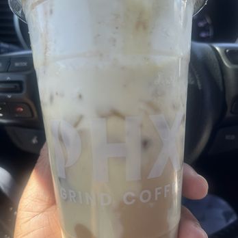 Phx Grind Coffee - Banana pudding latte - Coffee & Tea Near Me - Tolleson, Arizona