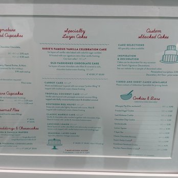 SusieCakes - Studio City - Menu - Bakeries Near Me - Studio City, California SusieCakes - Studio City - Menu - Bakeries Near Me - Studio City, California