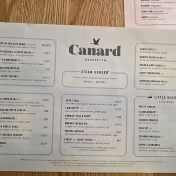 Canard - New American Near Me - Beaverton, Oregon Canard - New American Near Me - Beaverton, Oregon