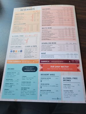 Menu photo 2 San Sebastian Tapas & Vinbar Trondheim, 16 Menu photo 2 San Sebastian Tapas & Vinbar Trondheim, 16