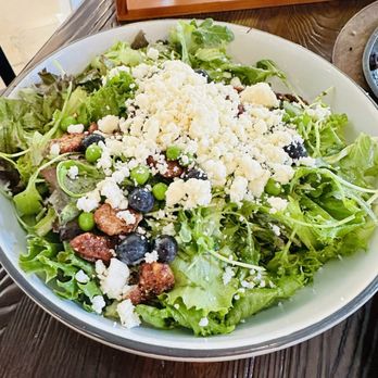 Hidden Wit Brewing Company - Mixed Greens Salad; with blueberries and candied pecans. - Breweries Near Me - Moseley, Virginia Hidden Wit Brewing Company - Mixed Greens Salad; with blueberries and candied pecans. - Breweries Near Me - Moseley, Virginia