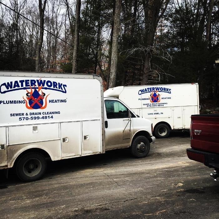 Slide of Waterworks Plumbing Heating and Excavating