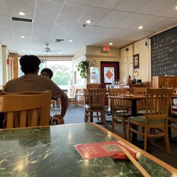 Aries Noodle & Dumpling - Many more tables inside the restaurant / June 2023