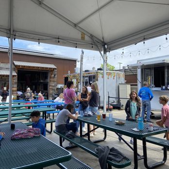 The Back Lot - Petoskey - Outside seating area - Food Trucks Near Me - Petoskey, Michigan The Back Lot - Petoskey - Outside seating area - Food Trucks Near Me - Petoskey, Michigan