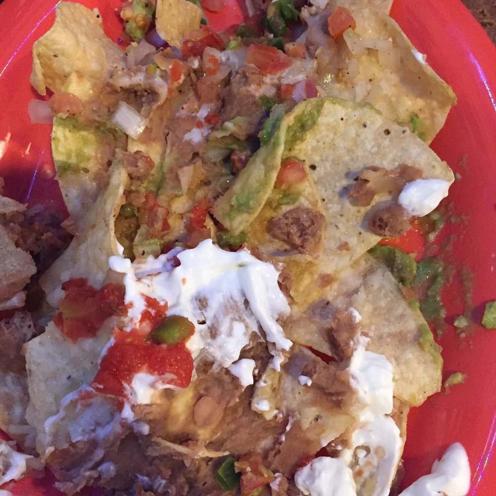 Tacos N More 2 - Nachos with barely any cheese. Maybe two chips has cheese! - Mexican Near Me - Gilbert, Arizona Tacos N More 2 - Nachos with barely any cheese. Maybe two chips has cheese! - Mexican Near Me - Gilbert, Arizona