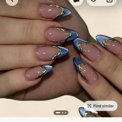 Champions Nail Bar - Nail design I wanted