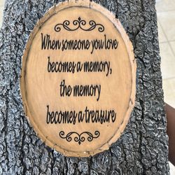 Becky's Buckroe Florist - Plaque I purchased in shop.
