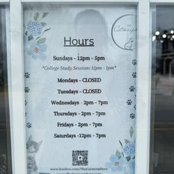 The Catmosphere - Posted hours April 2025
