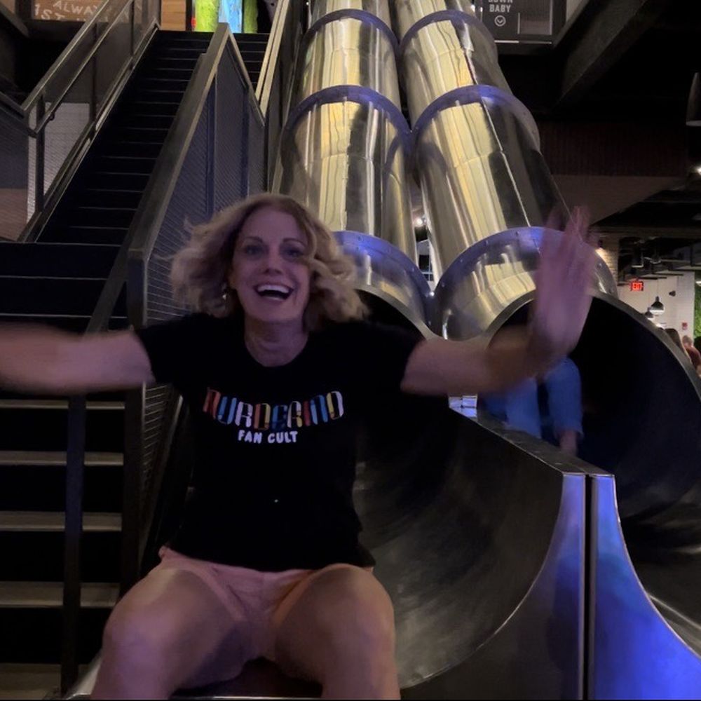 There's a SLIDE!!!! There's a SLIDE!!!!