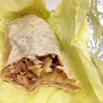 La Paloma - Breakfast burrito with beans, eggs, and ham. - Bakeries Near Me - Duarte, California La Paloma - Breakfast burrito with beans, eggs, and ham. - Bakeries Near Me - Duarte, California