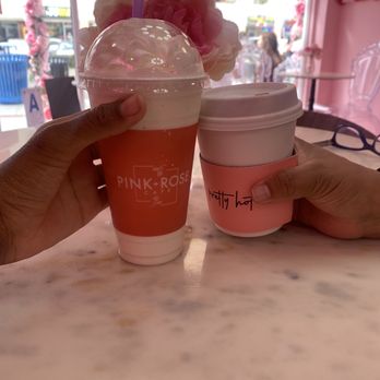 Pink Rose Cafe - Vanilla Frappe & Mexican Mocha. - Coffee & Tea Near Me - La Mesa, California