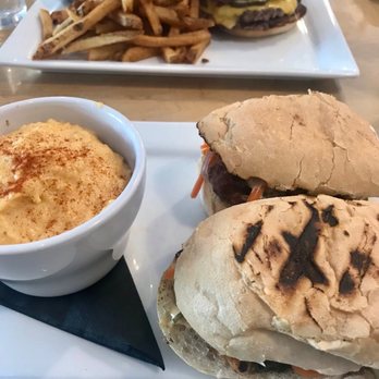 Porch - Banh mi chicken sandwich and double cheeseburger - American Near Me - Mountain Brook, Alabama