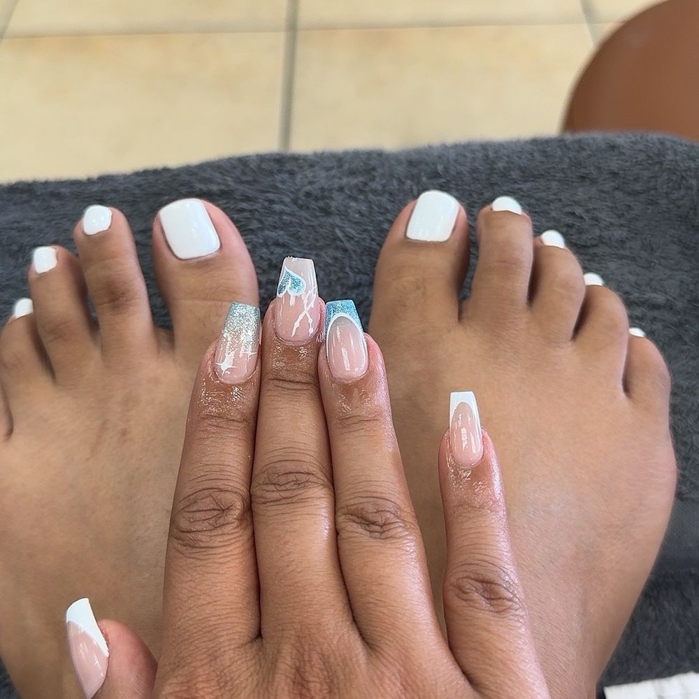 Gel- X and Gel pedicure Gel- X and Gel pedicure