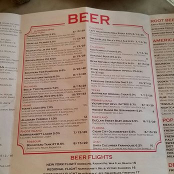 Jacob's Pickles - Sept 23, 2017 drink menu - Comfort Food Near Me - New York, New York Jacob's Pickles - Sept 23, 2017 drink menu - Comfort Food Near Me - New York, New York