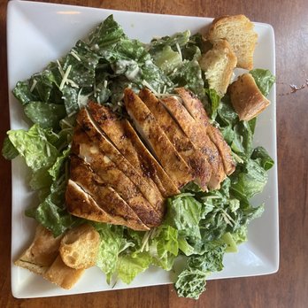 The Fork n Cork - Caesar Salad with Chicken - New American Near Me - Wilmington, North Carolina