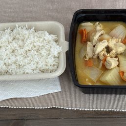 I got the Curry chicken I got the Curry chicken