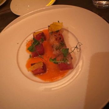 Bistro du Midi - Fluke Crudo - French Near Me - Boston, Massachusetts