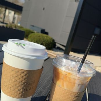 Iron + Grain Coffee House - Vanilla breve and blueberry lemon cloud - Coffee & Tea Near Me - Davenport, Iowa Iron + Grain Coffee House - Vanilla breve and blueberry lemon cloud - Coffee & Tea Near Me - Davenport, Iowa