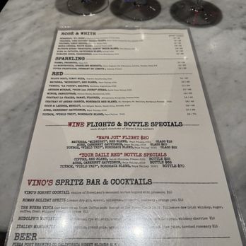 Vinos Back Alley - Drink Menu - Cocktail Bars Near Me - Alhambra, California