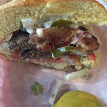 Wicked Spud - Burger with jalapeño and bacon - American Near Me - Hailey, Idaho Wicked Spud - Burger with jalapeño and bacon - American Near Me - Hailey, Idaho