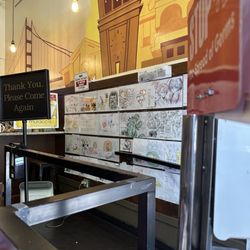 Muracci's Japanese Curry & Grill - Cute art wall