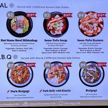 SGD Tofu and BBQ - Menu - Korean Near Me - Indianapolis, Indiana