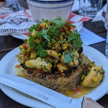 Found Oyster - mussels and crabcake? idr, this was a special - Seafood Near Me - Los Angeles, California Found Oyster - mussels and crabcake? idr, this was a special - Seafood Near Me - Los Angeles, California