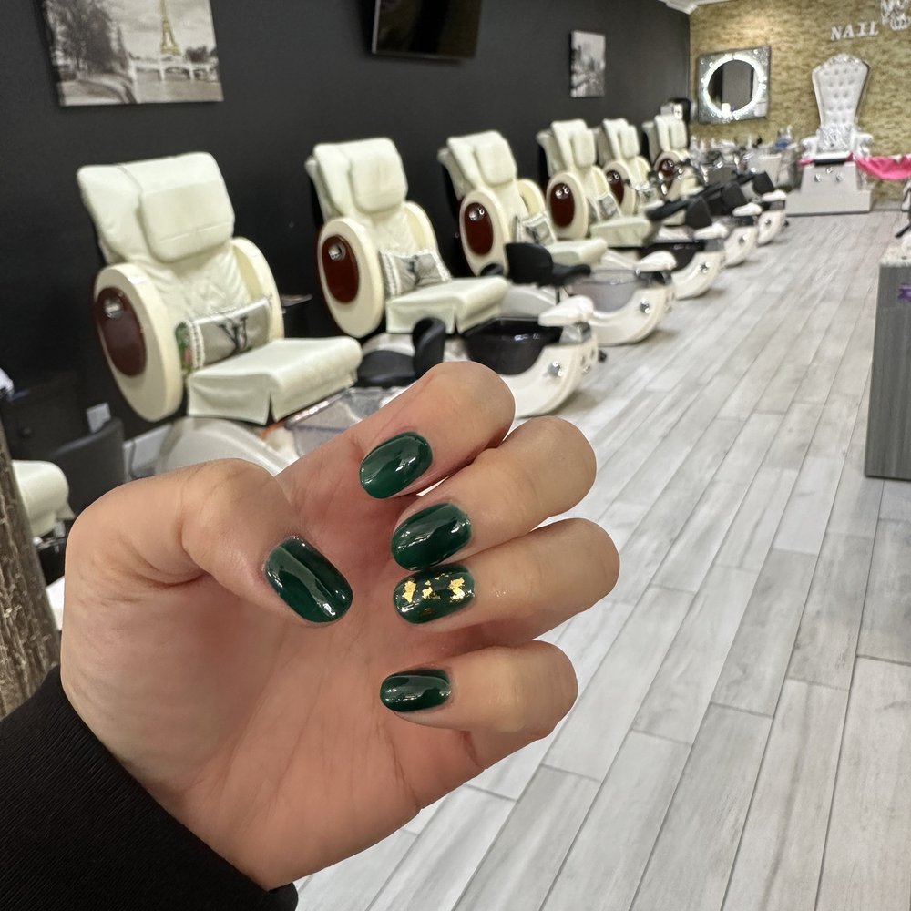 My gel manicure nails completed and it looks wonderful! My gel manicure nails completed and it looks wonderful!