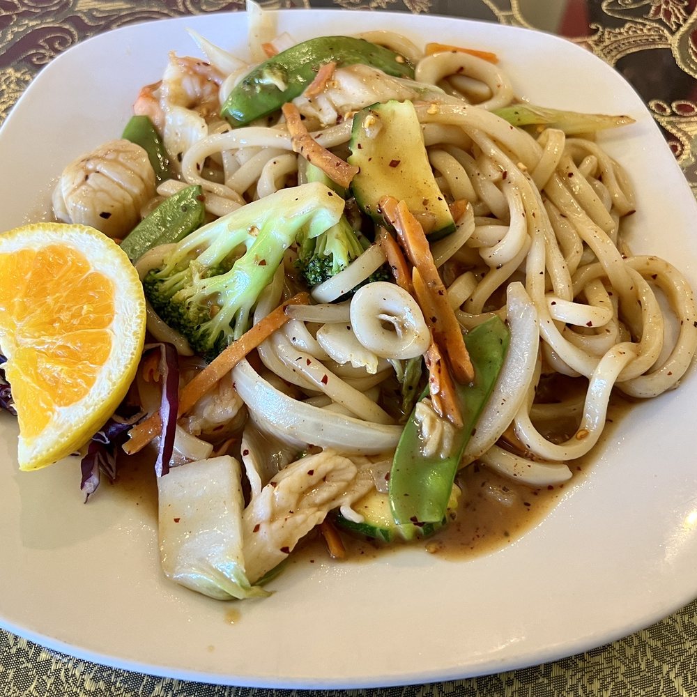 Amazing Thailand - Udon Noodles with Shrimp and Seafood - Thai Near Me - King, North Carolina Amazing Thailand - Udon Noodles with Shrimp and Seafood - Thai Near Me - King, North Carolina
