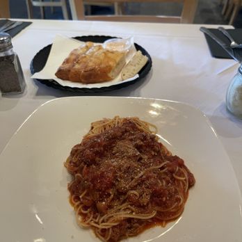 The Pasta Market - Angel hair pasta with meat sauce and side of bread sticks $16 - Italian Near Me - San Jose, California The Pasta Market - Angel hair pasta with meat sauce and side of bread sticks $16 - Italian Near Me - San Jose, California