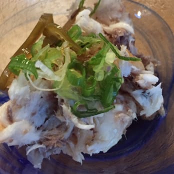 Sushi Murayama - Boiled Hamachi with salt-pickled Serrano chilies - Sushi Bars Near Me - Honolulu, Hawaii Sushi Murayama - Boiled Hamachi with salt-pickled Serrano chilies - Sushi Bars Near Me - Honolulu, Hawaii