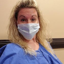 Danielle LeBlanc, MD - Pre-Op day - getting all marked up