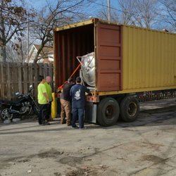Working Class Brewery - Brewing equipment arriving.