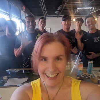 Pureland Kava & Tea Bar - Kavatender Mandy with firefighters - Tea Rooms Near Me - Albuquerque, New Mexico Pureland Kava & Tea Bar - Kavatender Mandy with firefighters - Tea Rooms Near Me - Albuquerque, New Mexico