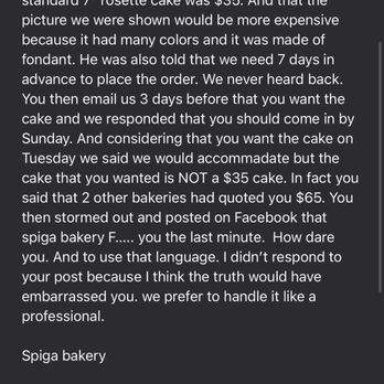 Spiga Bakery - Bakeries Near Me - Bellmore, New York