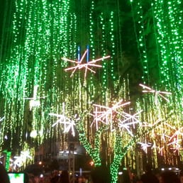 The Ayala Triangle puts on a Light Show every December.