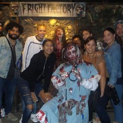 Fright Factory - The guy with the bunny, in the nurse's costume, is the one who assaulted my friend and me repeatedly after we asked him not to.