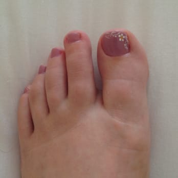 Lovely Nails - Matching pedicure with design - Nail Salons Near Me - Charleston, Illinois