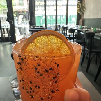 8282 - I believe this was the spicy gochujang cocktail - Korean Near Me - New York, New York