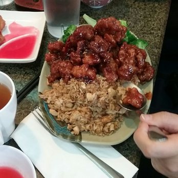 My Place - Of course, Orange Chicken lunch special. - Chinese Near Me - Chicago, Illinois