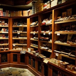 Lit Cigar Lounge - Beautiful walk-in humidor!